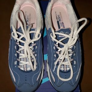 Sketchers Blue wide fit size 8